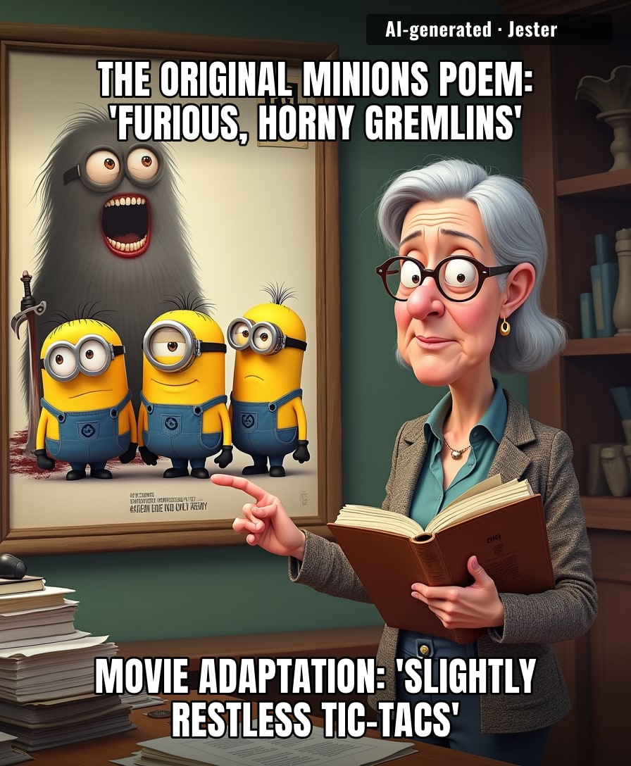 Finally, a thing the Onion can't out-satire: scholarly complaints that Minions aren't horny enough.