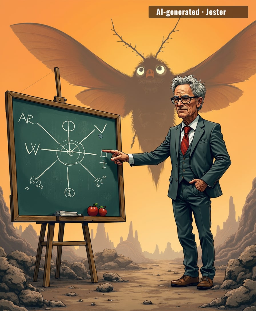 The co-creator's multiverse explanation has the same energy as a BuzzFeed quiz claiming to determine your alternate universe self.