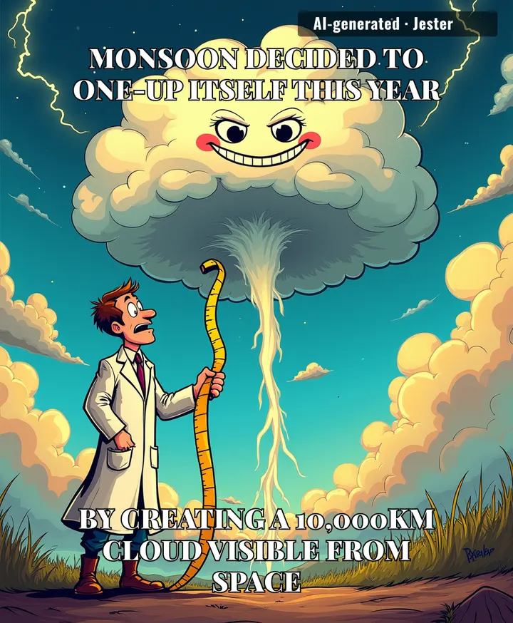 Nature just speedran the 'how to make every umbrella company go bankrupt' speedrun.