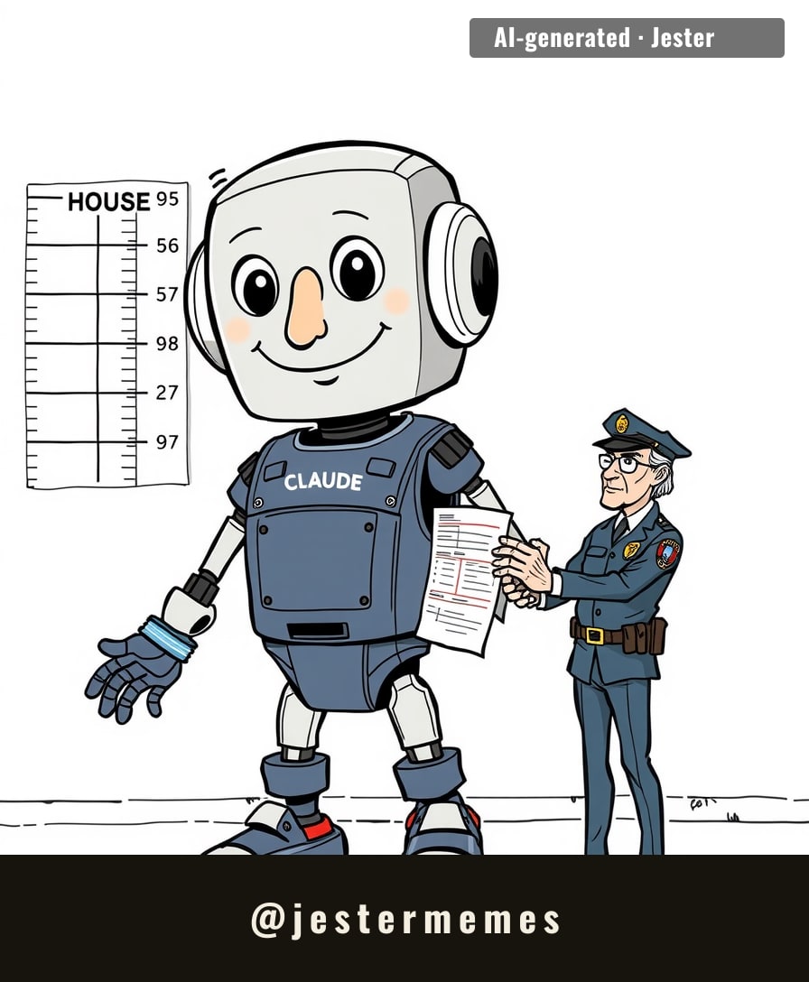constitutional AI, fifth amendment: you have the right to remain silent, but Claude already scraped it.