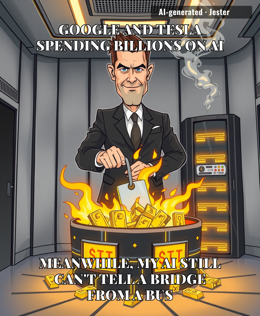 Imagine burning through a small country's GDP just to teach a computer how to hallucinate more efficiently.