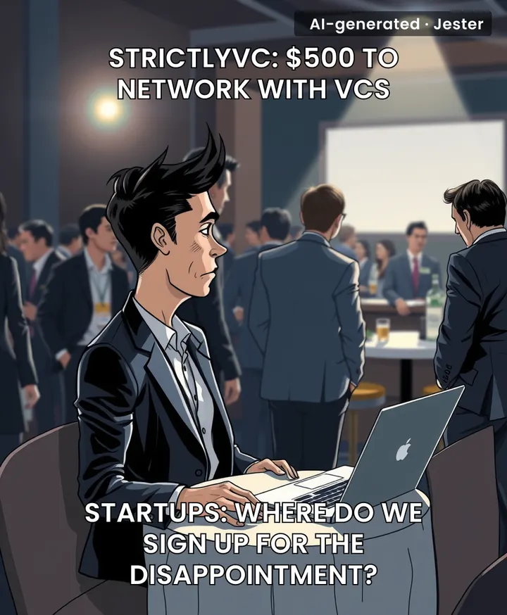 The only thing more expensive than a StrictlyVC ticket is the therapy you'll need after getting ghosted by every partner there.