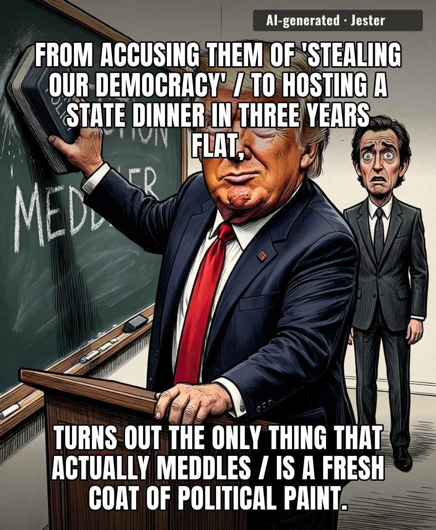 meddling with elections is only a crime if you lose