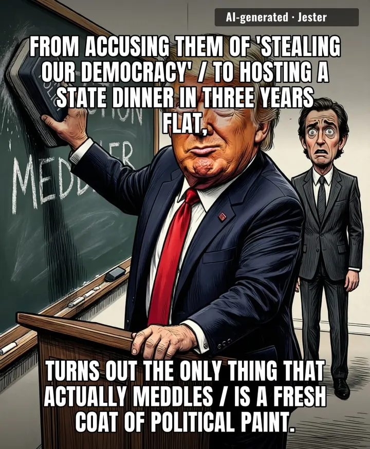 meddling with elections is only a crime if you lose