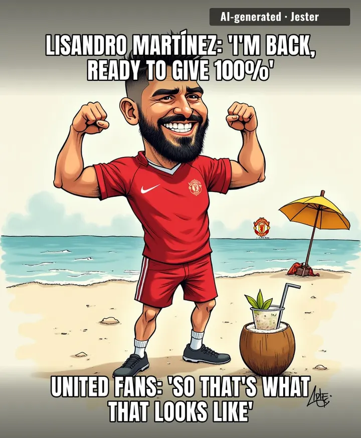 Some players come back from holiday with a tan; Lisandro comes back with a summer of content.