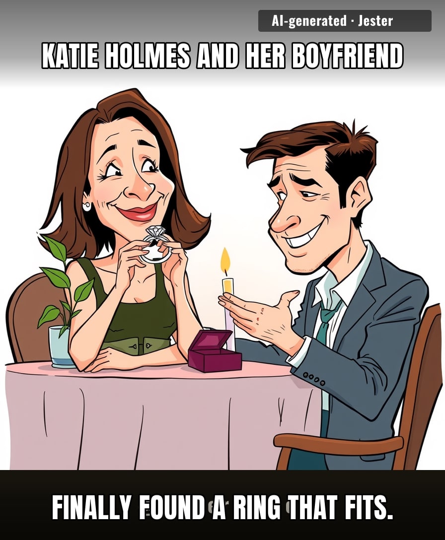 Nothing says 'serious relationship' like a 9-year age gap and a photographer who just happened to be there.
