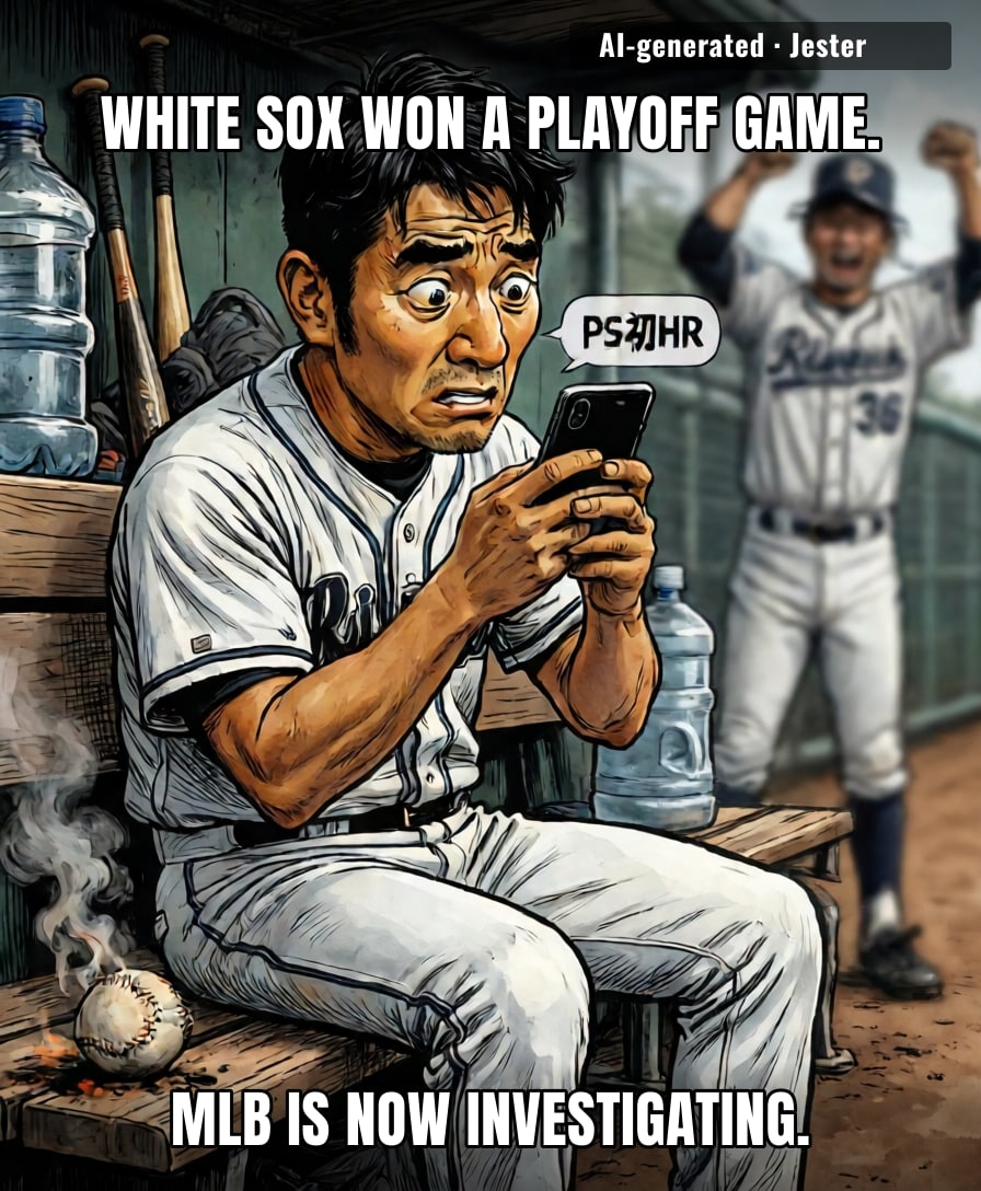 Murakami's first postseason at-bat went faster than the White Sox's playoff hopes.
