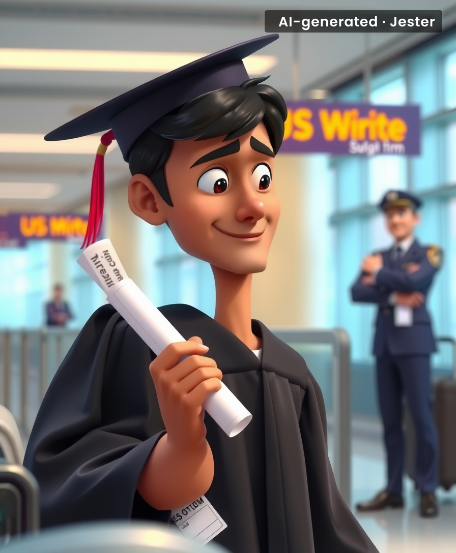 Nothing says 'land of opportunity' like asking your best graduates to leave so they can compete against you from abroad.