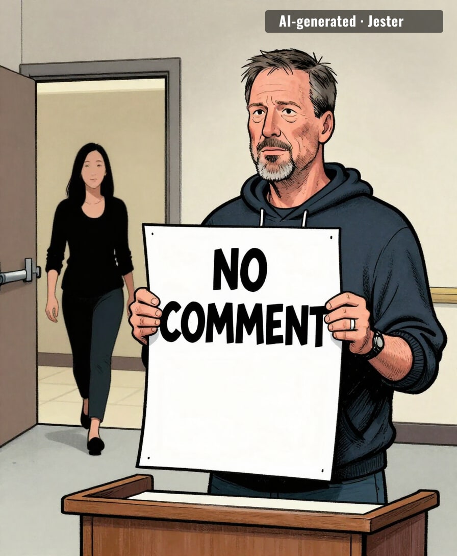 Bill's first public statement on the breakup: 'We're on to the next quarter.'