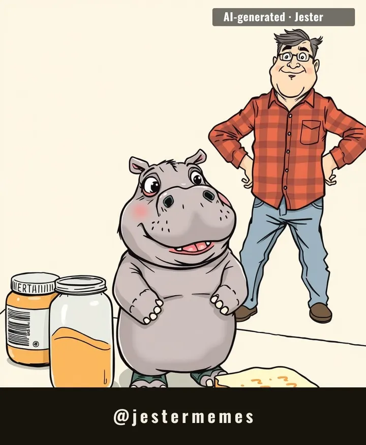 Canada made up a tiny hippo to teach kids not to believe everything they see — and now the internet believes it's real. Mission accomplished, I guess.
