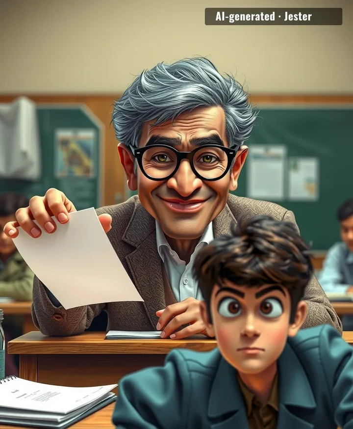 Professor: 'I'm helping.' — The most honest thing he said all semester.