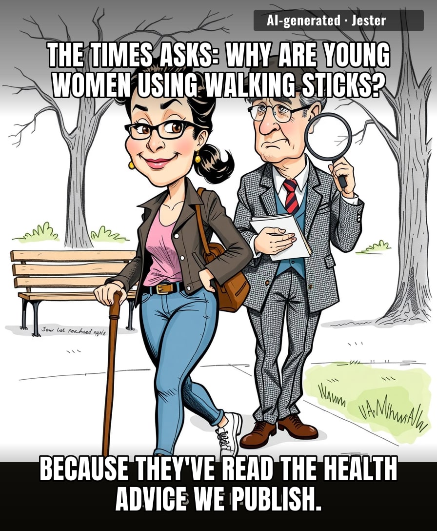 Nothing says 'concern for women's health' like a newspaper column asking why they're walking around all independent.