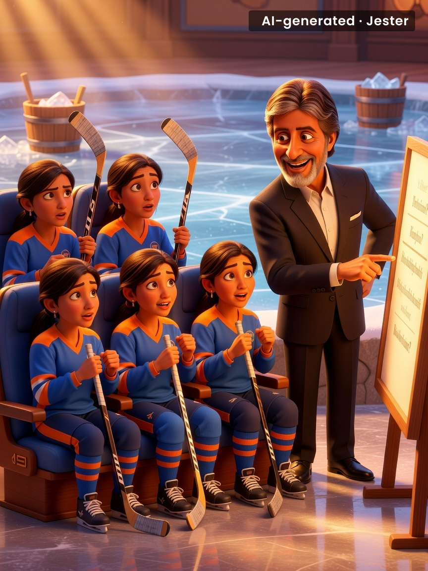 From building a rink by moonlight to facing Big B's questions — talk about a glow-up.