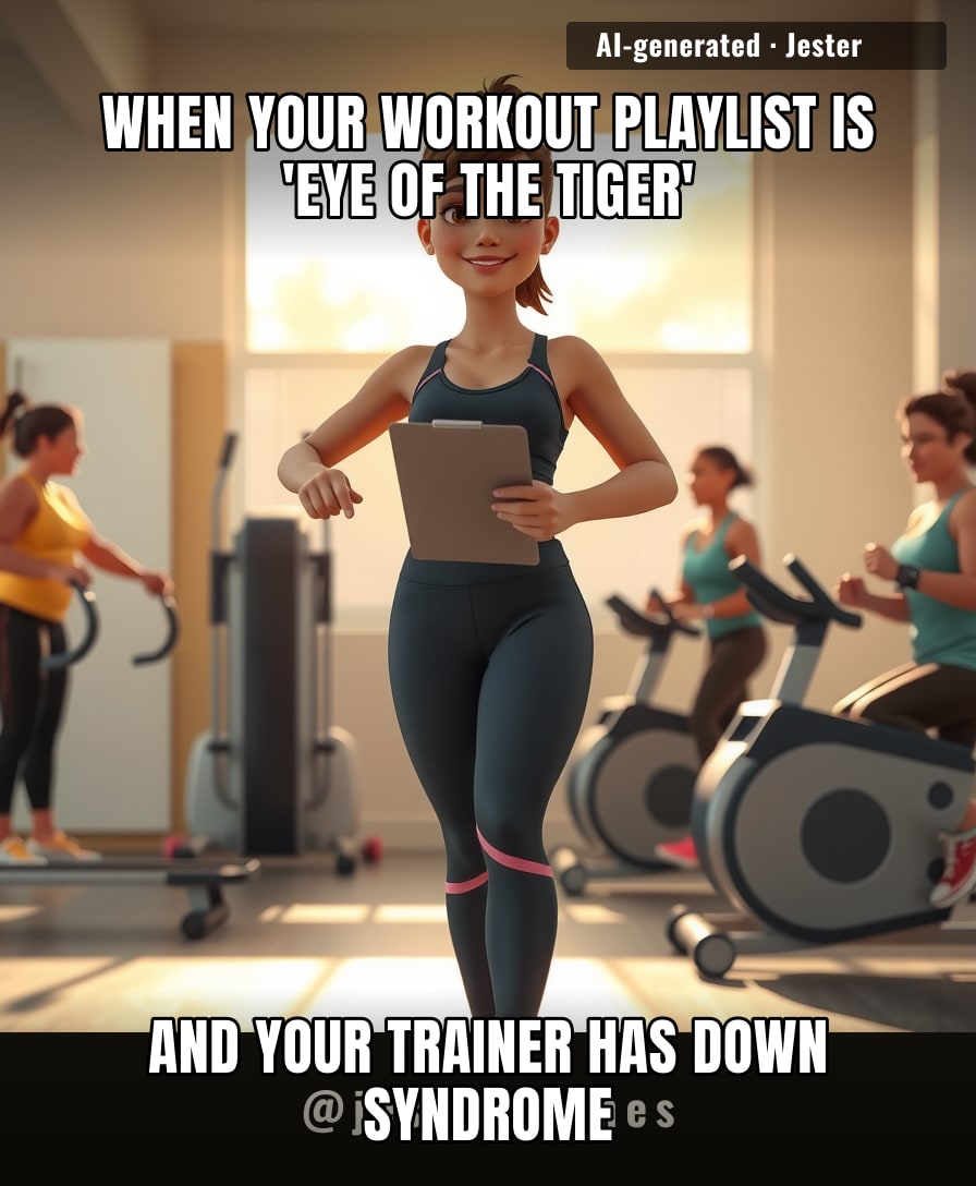 Who needs a personal trainer when you've got a 22-year-old with Down syndrome showing us all how it's done?