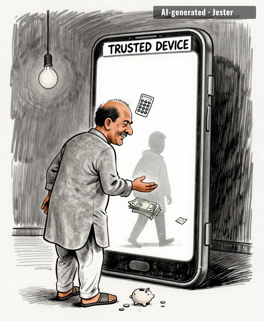 your face is the password, the cloud is the vault, and SBI is the note on the door.