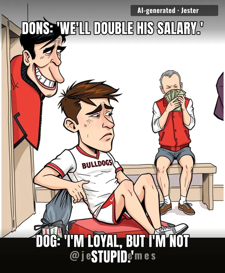 His loyalty is like my gym membership—renews every time a better offer shows up.