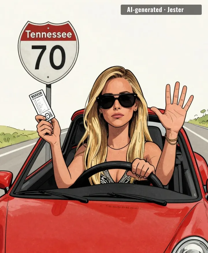 laguna beach to nashville: still speeding, now with paperwork