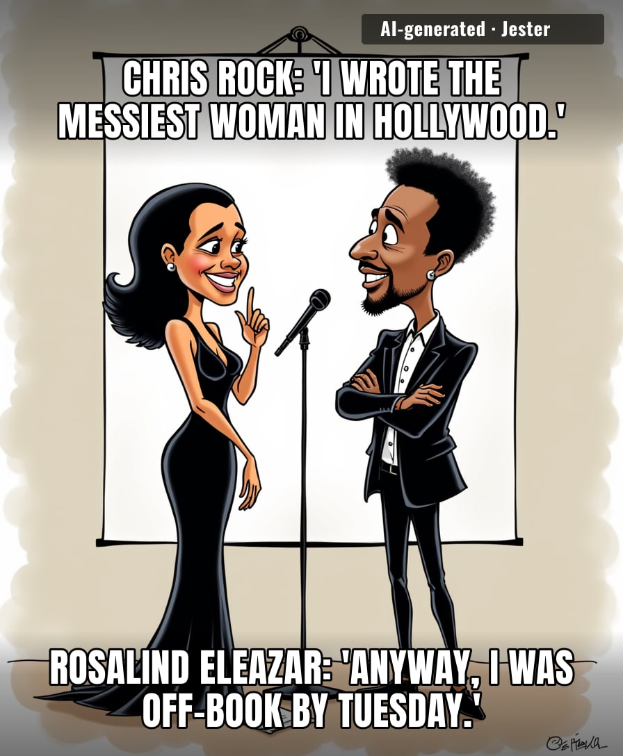 Chris Rock spent years imagining an actress who'd do anything for a role, and then one showed up who'd do the reading, the accent, and the Q&A without a single scandal.