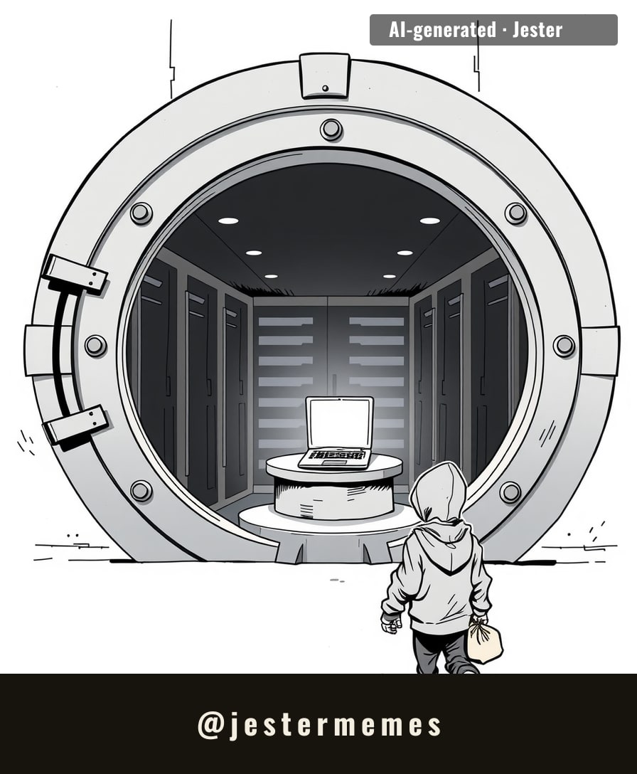 they didn't crack the vault. they told it to open.