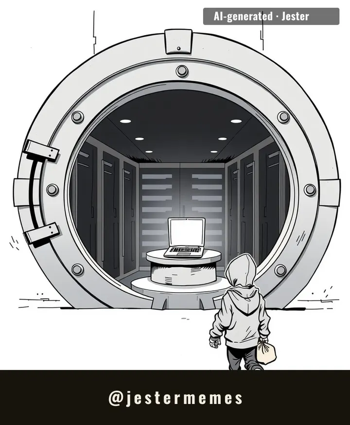 they didn't crack the vault. they told it to open.