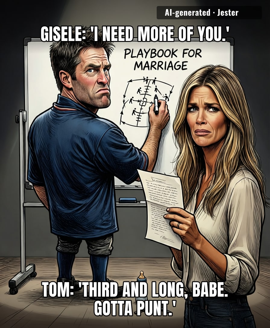 she asked for a husband and got a season pass to the film room.