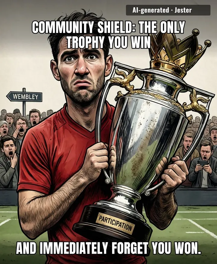 The Community Shield is football's participation trophy, except you still have to show up and try.