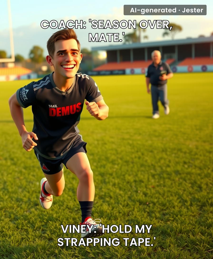 Jack Viney returned to training so fast his hamstring is still trying to remember when it was supposed to be torn.