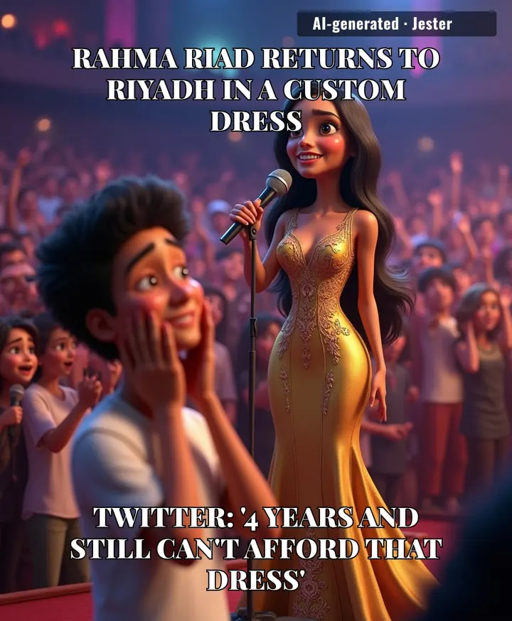 Twitter saw the custom dress and decided the real concert was in the replies.