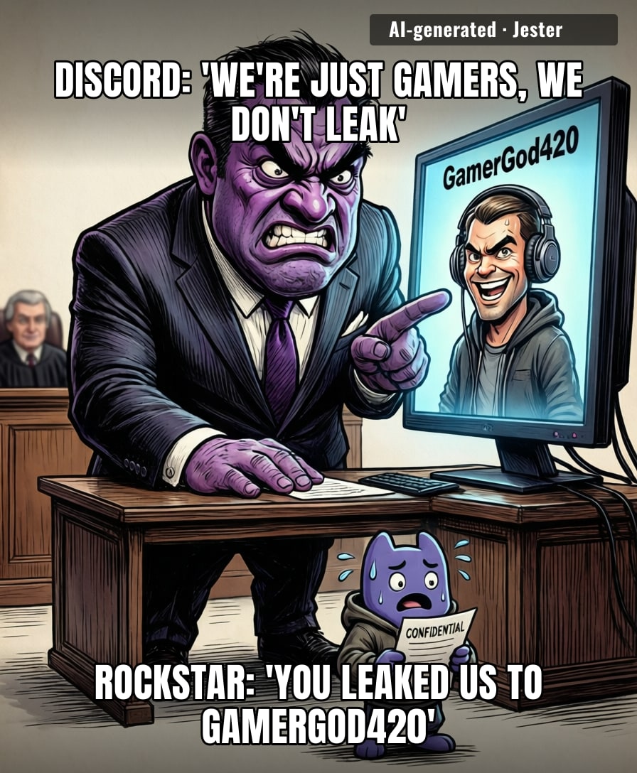 Any server with a GamerGod420 in it was never going to keep a secret and Rockstar knew that when they hit send.