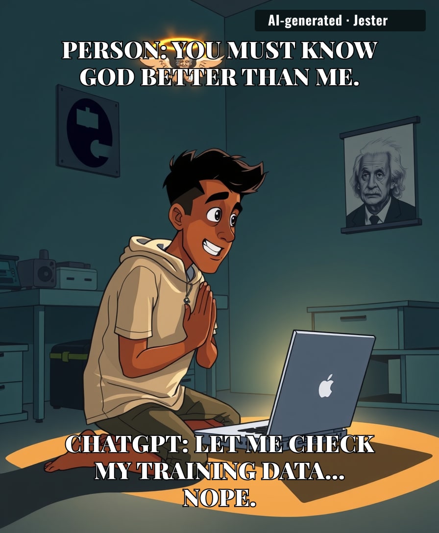 ChatGPT's theology degree: zero. Its confidence: infinite.