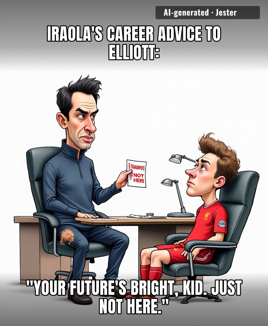 Iraola gave Elliott the kind of honest career advice usually reserved for a LinkedIn rejection email.