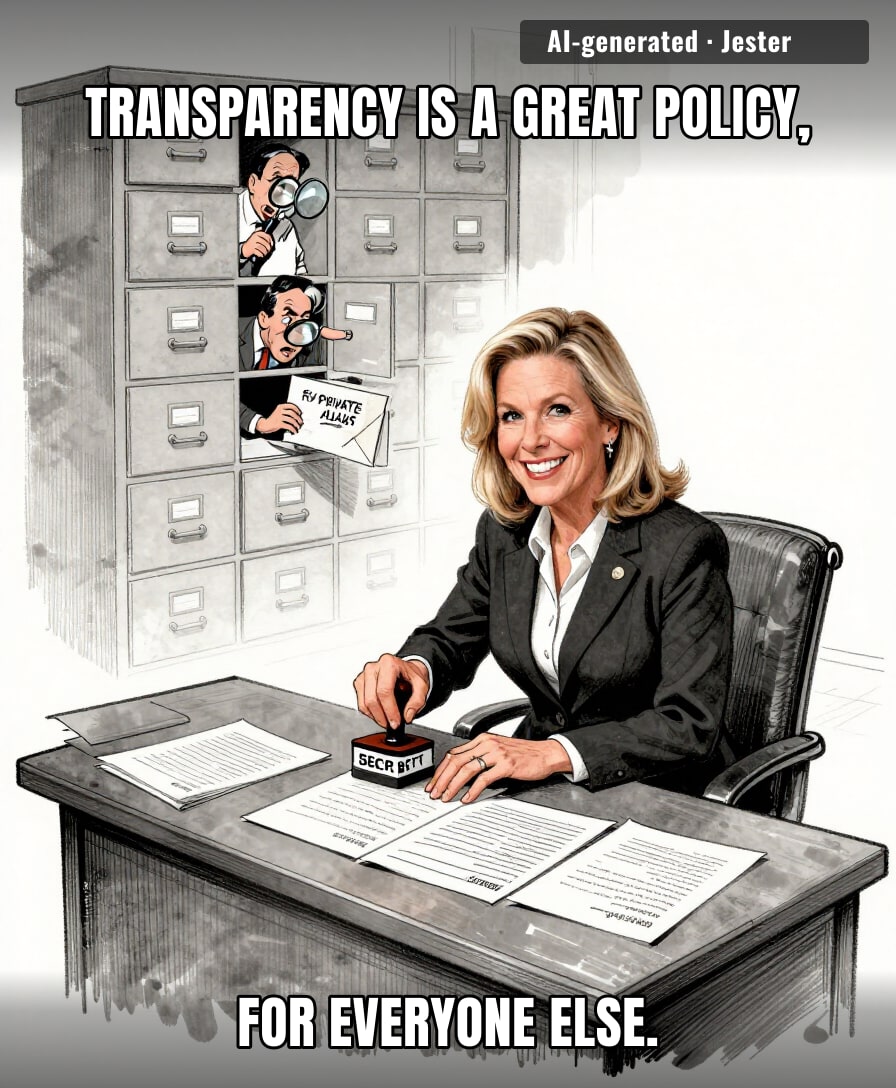 if you need a secret alias to do your job, you're not an attorney general, you're a burner phone.