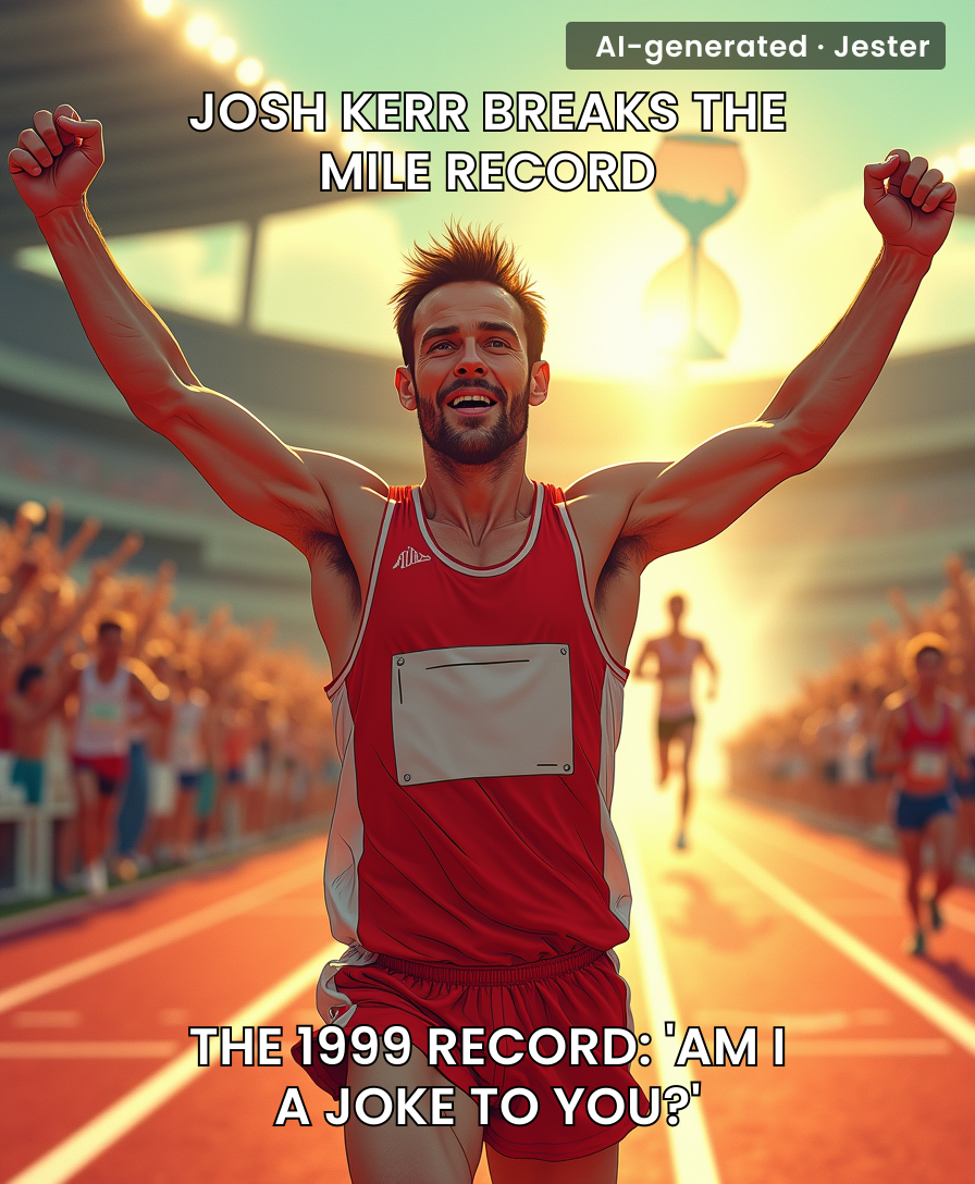 The last time this mile record was set, most of today's runners were still a twinkle in their parents' eyes.