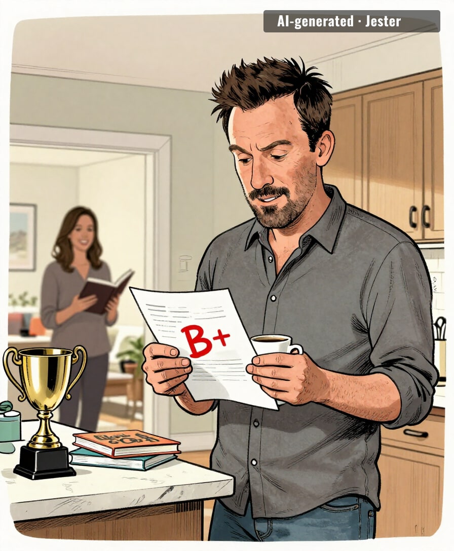 Ben Affleck's parenting style: the 'participation trophy' of dads — shows up, gets a B+, and still thinks he's maxing out.