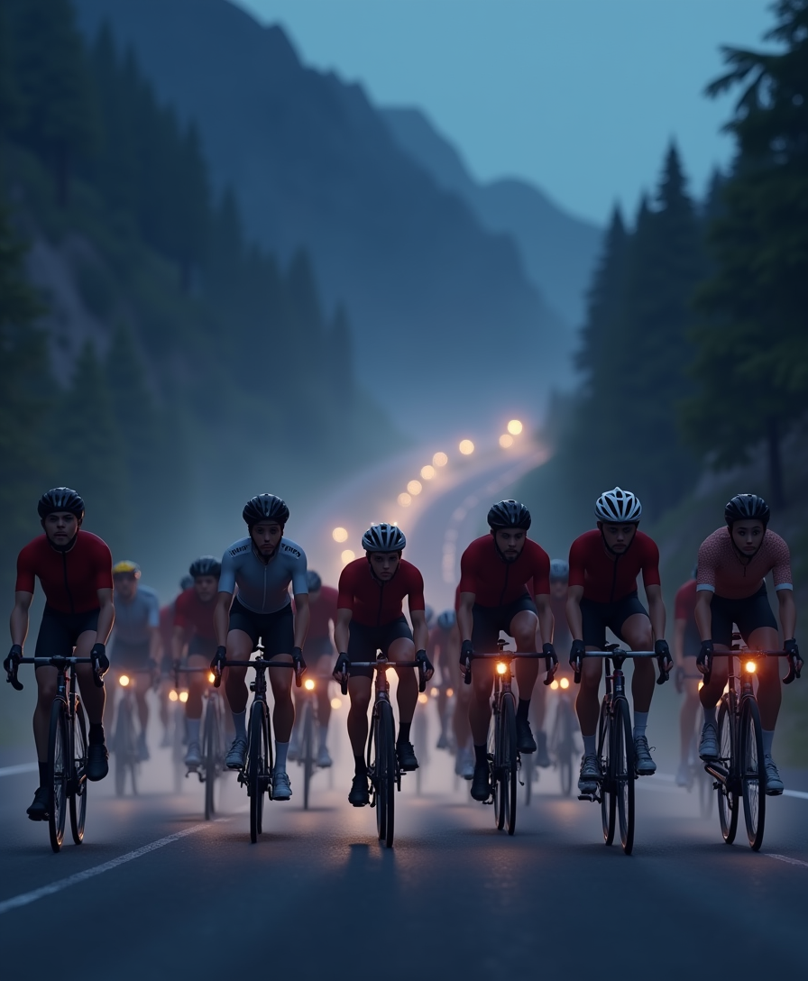 24 RIDERS BROKE AWAY. POGACAR LET THEM. WHY?