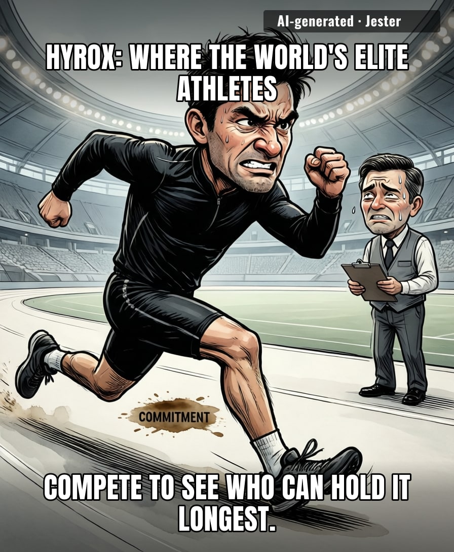 Finally, a sport that accurately captures the corporate experience of a Monday morning meeting.