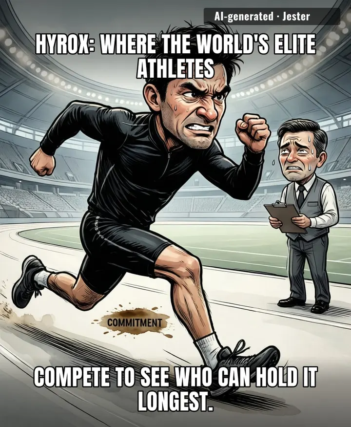 Finally, a sport that accurately captures the corporate experience of a Monday morning meeting.