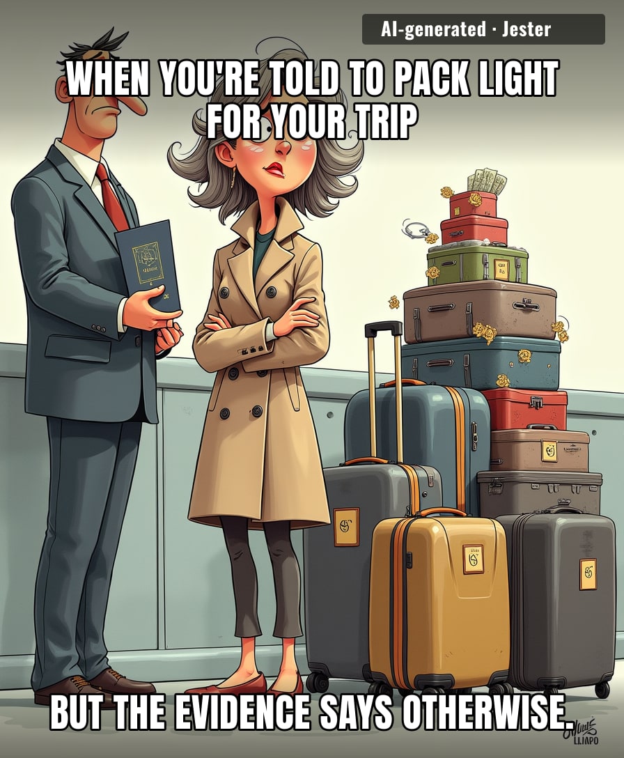 Turns out the only thing Pamela Gwinnett was planning to check at the airport was how quickly she could disappear.