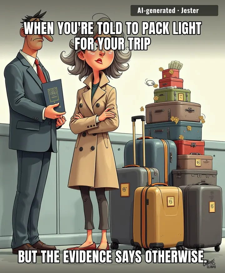 Turns out the only thing Pamela Gwinnett was planning to check at the airport was how quickly she could disappear.