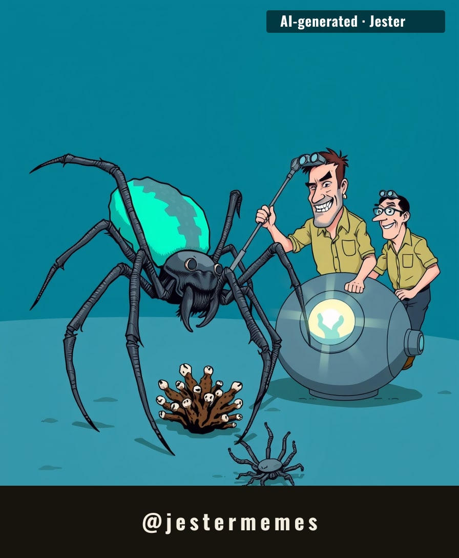 A sea spider's ass lights up better than my phone flashlight at 40 percent.
