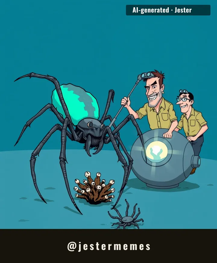 A sea spider's ass lights up better than my phone flashlight at 40 percent.