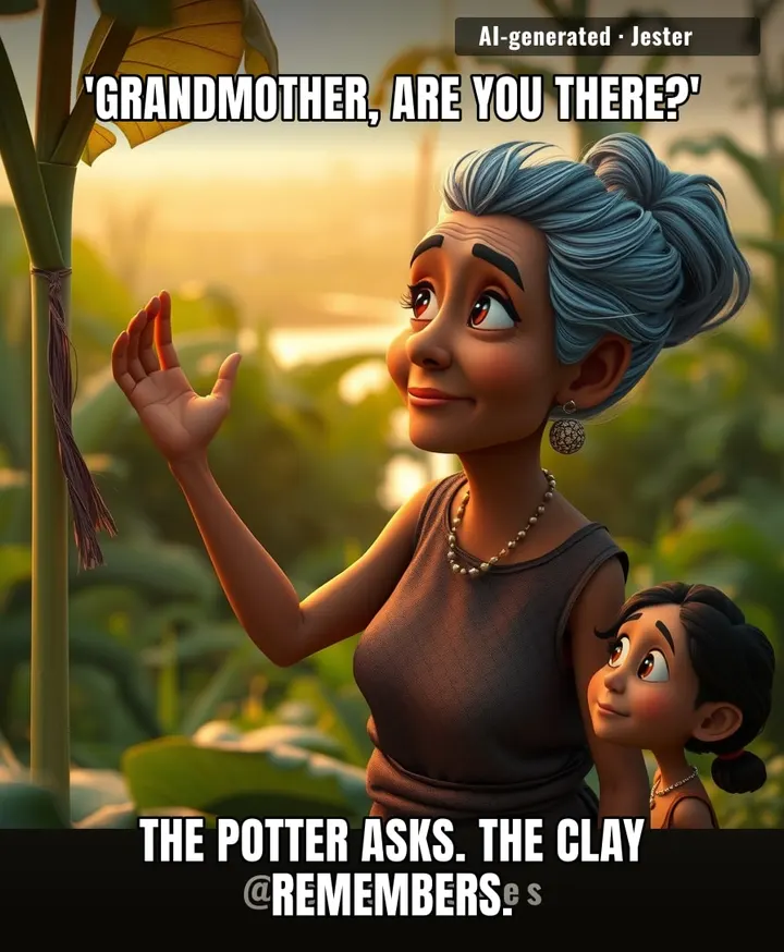 Doña Oscarina asked Grandmother Clay for permission before digging—meanwhile, my group chat asks permission before sending a meme.