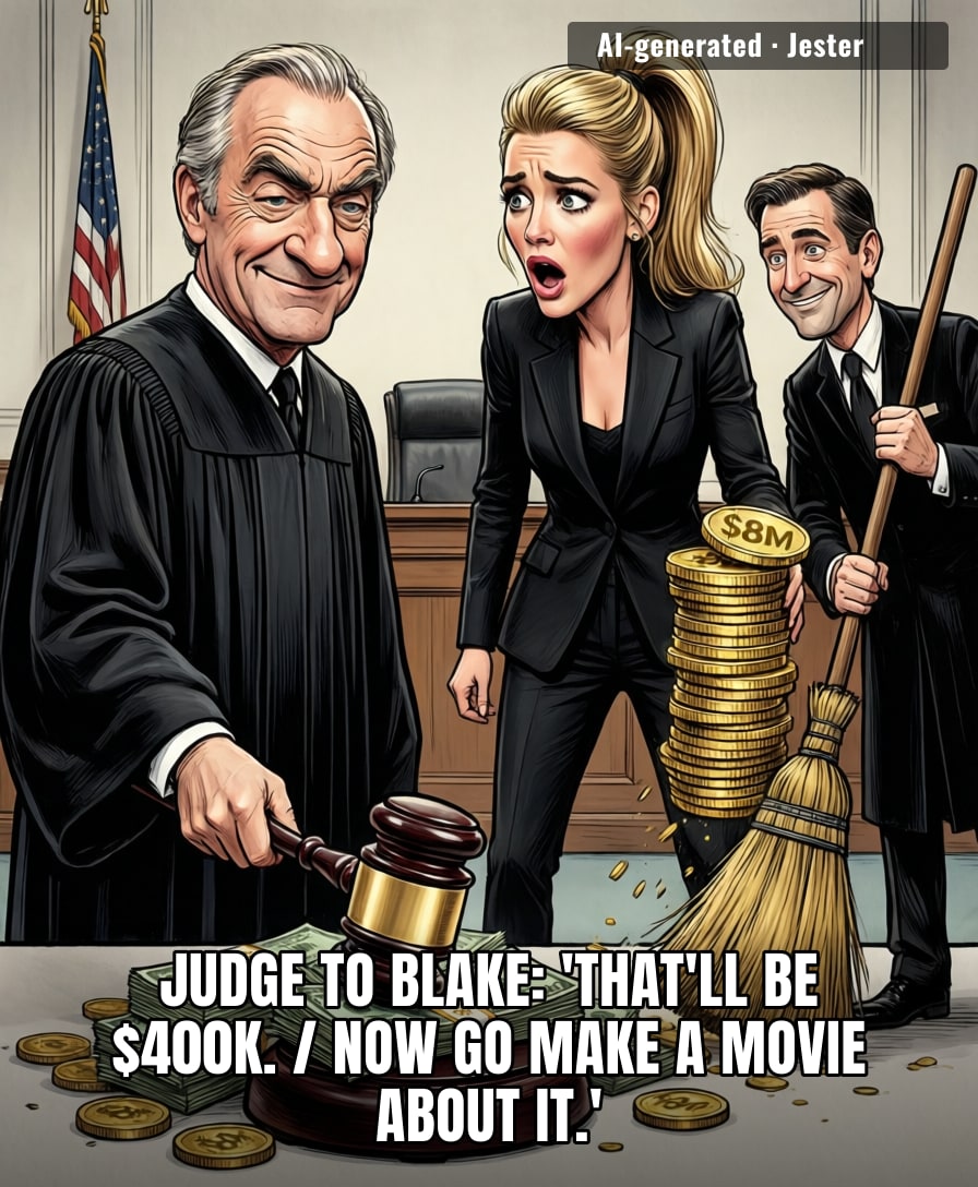 Blake asked for $8M, got $400K, and the judge still called her demand 'outrageous' — the only thing more humiliating is the sequel.