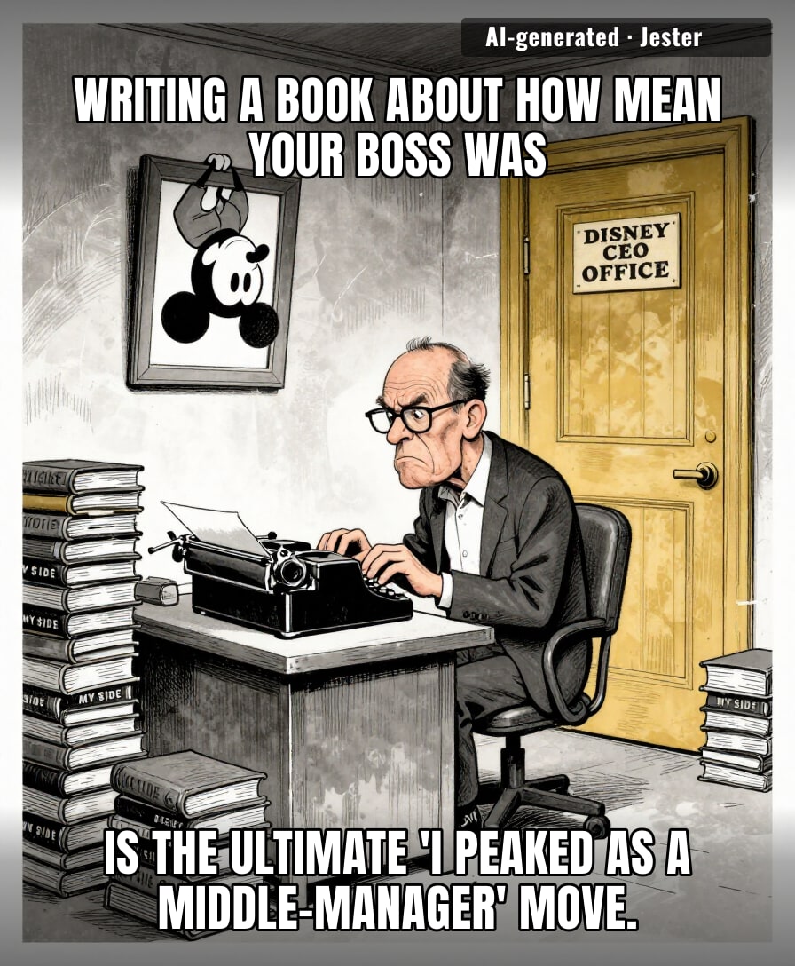 Bob Chapek spent three years trying to run Disney just so he could eventually write a 272-page LinkedIn post about why it’s not his fault.