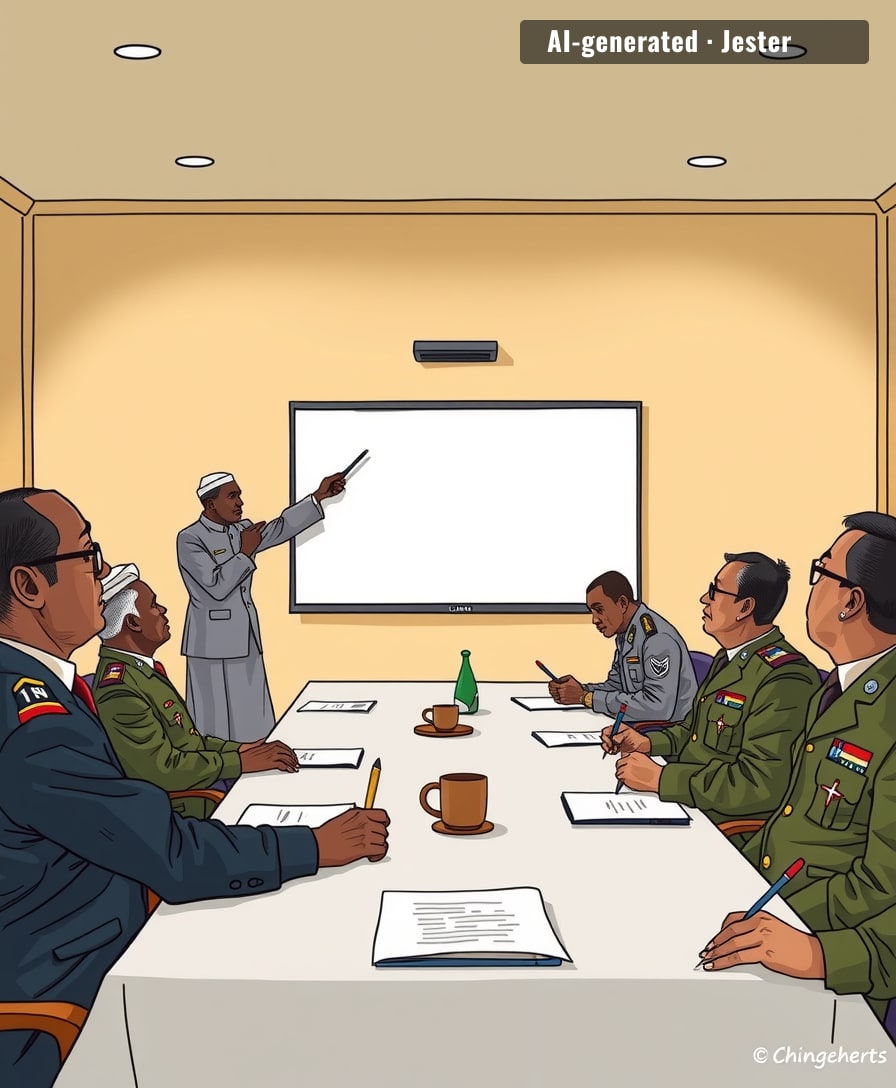 Nothing says 'military cohesion' like ten chaplains arguing whose god has better aim.
