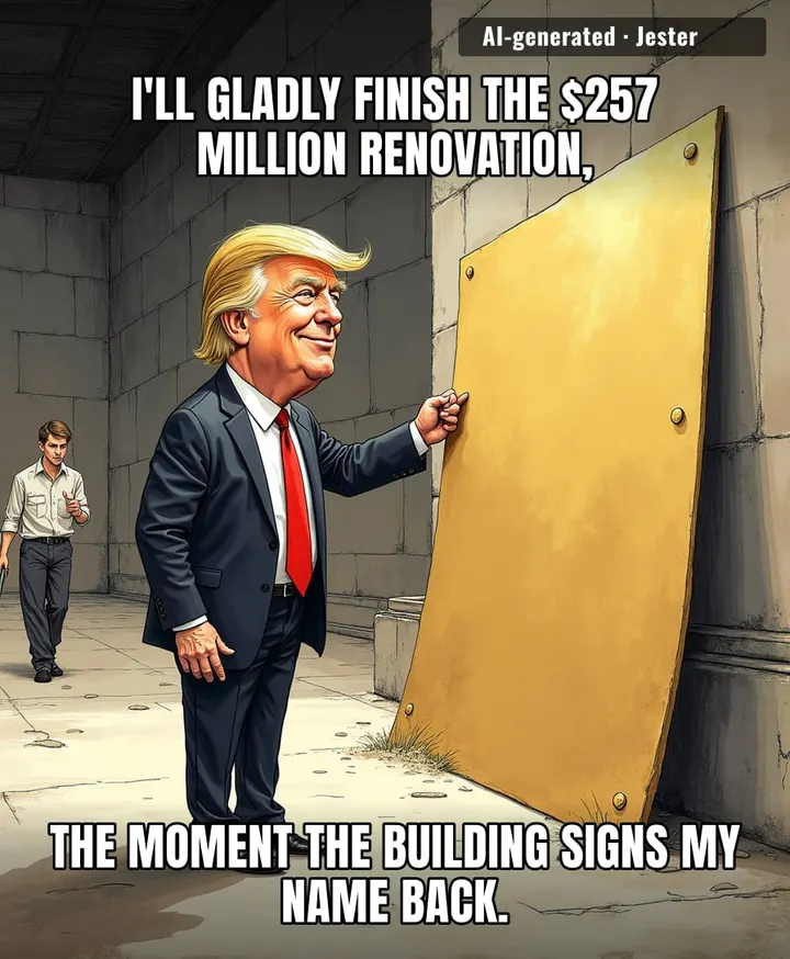 When you treat a national monument like a Netflix password account that stopped working.