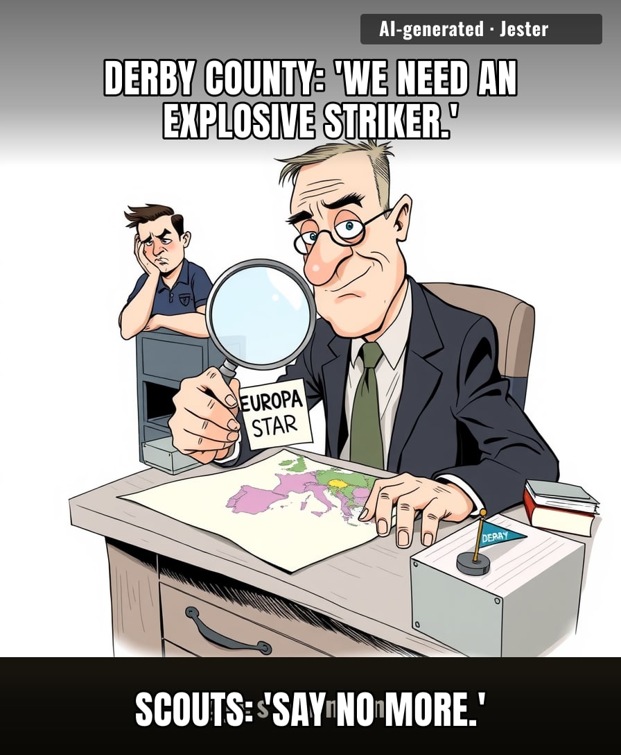 Derby's scouting department is like a kid with a hammer — everything looks like a nail, especially if it's overpriced.
