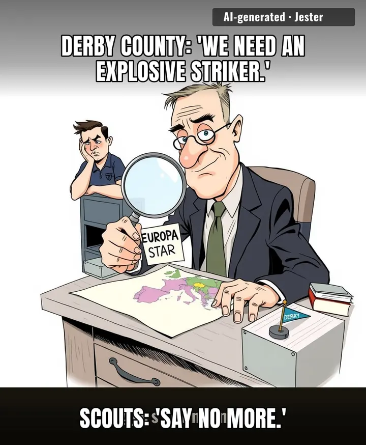 Derby's scouting department is like a kid with a hammer — everything looks like a nail, especially if it's overpriced.