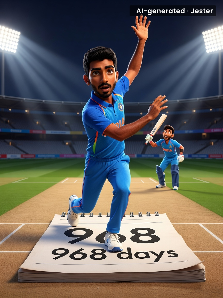 The only thing faster than Bumrah's yorker is how quickly he forgot 968 days of missed ODIs.