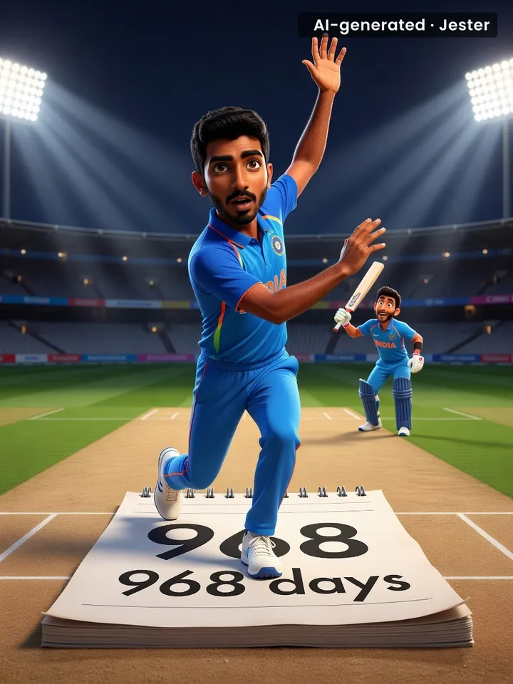 The only thing faster than Bumrah's yorker is how quickly he forgot 968 days of missed ODIs.